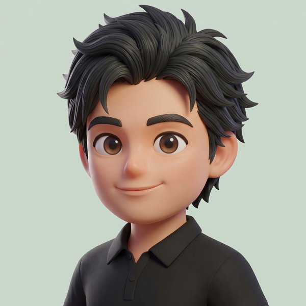 運営者たけようのアイコン（3Dキャラクター）